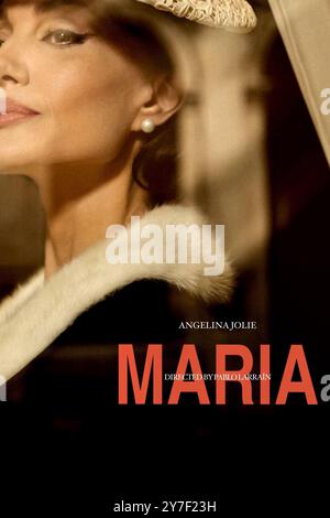 ANGELINA JOLIE dans MARIA (2024), réalisé par PABLO LARRAIN. Crédit : FILM / album KOMPLIZEN Banque D'Images