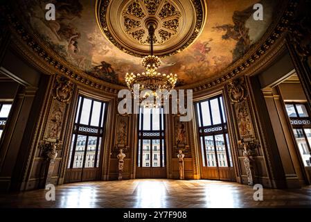 Le salon du Glacier de l'Opéra Garnier - Paris, France Banque D'Images