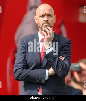 **** FICHIER PHOTO **** 25 mai 2024 - Manchester City v Manchester United v - FA Cup final - Wembley. Erik Ten Hag, manager de Manchester United, lors de la finale de la FA Cup. Crédit photo : Mark pain / Alamy Live News Banque D'Images