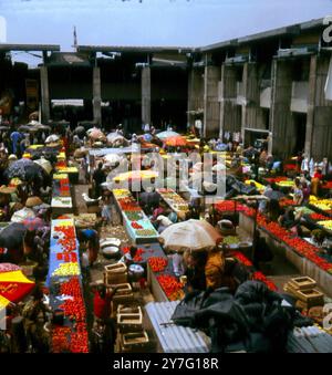 Côte d'Ivoire Abidjan marché de Treichville Banque D'Images