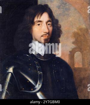 Sir Thomas Fairfax, 3e Lord Fairfax of Cameron (1612-1671), homme politique anglais, général et commandant en chef parlementaire pendant la guerre civile anglaise, portrait peint à l'huile sur toile par l'atelier de Robert Walker, vers 1650 Banque D'Images