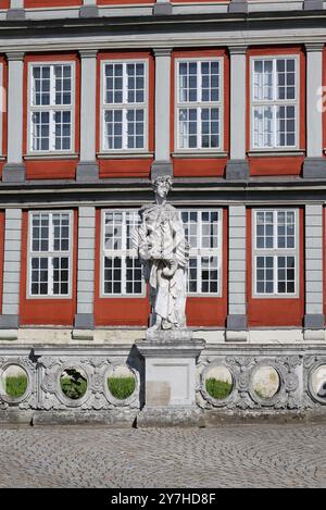 Steinskulptur Schloss Wolfenbüttel Deutschland Niedersachsen Allemagne Banque D'Images