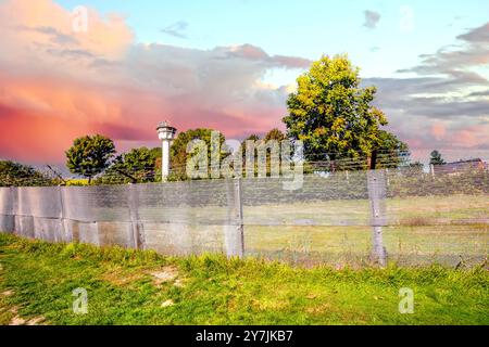 Frontière intérieure allemande Moedlareuth, Allemagne Banque D'Images