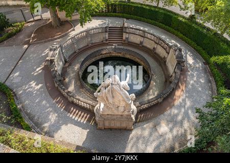 Donauquelle Die Donauquelle à Donaueschingen, Bade-Württemberg, Deutschland la source du Danube à Donaueschingen, Bade-Württemberg, Allemagne * Banque D'Images