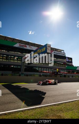 27 PEDERSEN Benjamin (usa), STEVENS Will (gbr), Nielsen Racing, Oreca 07 - Gibson, action pendant les 4 heures de Mugello 2024, 5ème manche des European le Mans Series 2024 sur le circuit de Mugello du 26 au 29 septembre 2024 à Scarperia e San Piero, Italie - photo Javier Jimenez/DPPI crédit : DPPI Media/Alamy Live News Banque D'Images