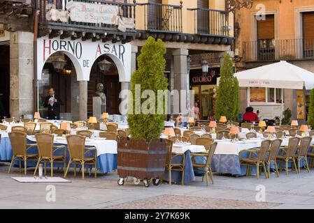 Restaurant Mesón Casa Cándido à Ségovie. Banque D'Images