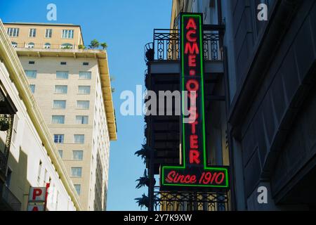 Acme Oyster House dans le quartier français de la Nouvelle-Orléans Banque D'Images