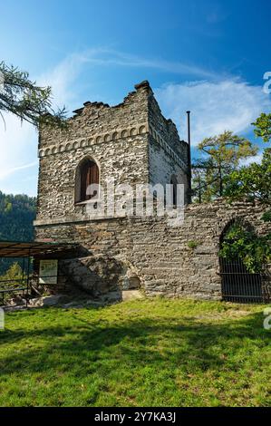 Château Eberstein près de Bad Blankenburg en thuringe Banque D'Images