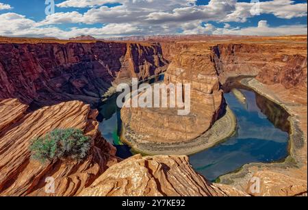 Horseshoe Bend, Glen Canyon National Recreation Area, Page, Arizona Banque D'Images