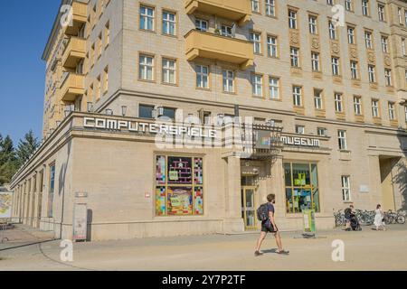 Musée des jeux informatiques, Karl-Marx-Allee, Friedrichshain, Berlin, Allemagne, Computerspielemuseum, Deutschland Banque D'Images