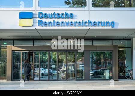 Assurance pension allemande, Hohenzollerndamm, Wilmersdorf, Berlin, Allemagne, Deutsche Rentenversicherung, Allemagne Banque D'Images