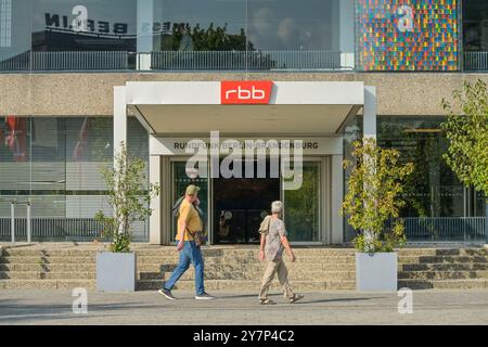RBB Broadcasting Center, Rundfunk Berlin Brandenburg, Masurenallee, Charlottenburg, Berlin, Allemagne, Sendezentrum RBB, Deutschland Banque D'Images