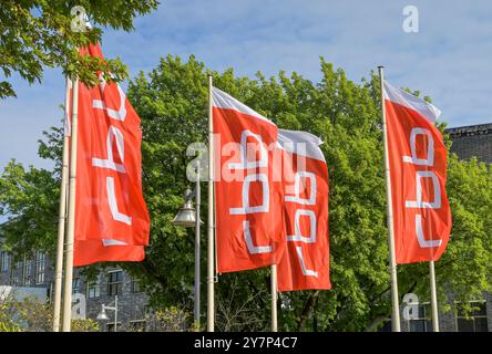 RBB Broadcasting Center, Rundfunk Berlin Brandenburg, Masurenallee, Charlottenburg, Berlin, Allemagne, Sendezentrum RBB, Deutschland Banque D'Images
