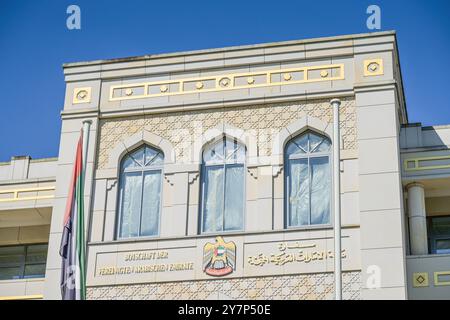 Ambassade des Émirats arabes Unis, Hiroshimastrasse, Tiergarten, Mitte, Berlin, Allemagne, Botschaft der Vereinigten Arabischen Emirate, Hiroshimastra Banque D'Images