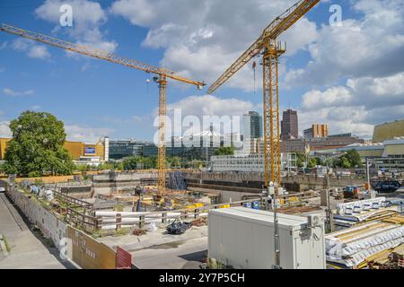 Chantier, génie civil, Musée du XXe siècle - berlin Modern, Potsdamer Straße, Kulturforum, Mitte, Berlin, Allemagne, Baustelle, T. Banque D'Images