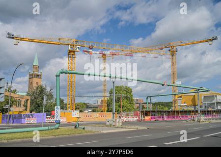 Chantier, génie civil, Musée du XXe siècle - berlin Modern, Potsdamer Straße, Kulturforum, Mitte, Berlin, Allemagne, Baustelle, T. Banque D'Images