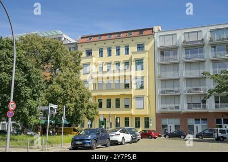 Alliance 90 / les Verts, Bureau fédéral, place devant la nouvelle porte, Mitte, Berlin, Allemagne, Bündnis 90 / Die Grünen, Bundesgeschäftsstelle, Pla Banque D'Images