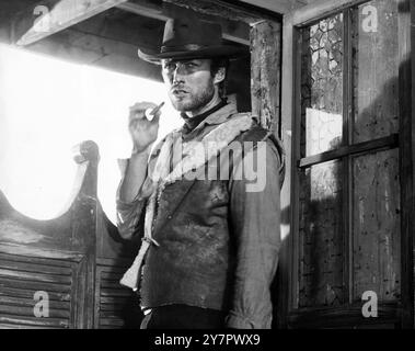 Clint Eastwood, photo publicitaire pour A Fistful of dollars, 1964 Banque D'Images