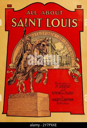 Vieux caractères - Albert von Hoffmann's All About Saint Louis - St Louis CA 1923 Banque D'Images