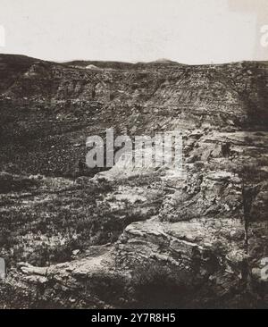 Bad Lands - Alkaline et Clay Butte. Black Hills, Colorado. ÉTATS-UNIS. 1907 le United Sttes Geological Survey a établi le fait que nulle part ailleurs sur terre il n'y a autant de formations géologiques exposées que le long de la frontière des Black Hills. Voici des indications de bouleversements successifs et d'éruptions, jusqu'à une période récente, et est la cause des sources particulières, des grottes, des mines et des fossiles. Banque D'Images