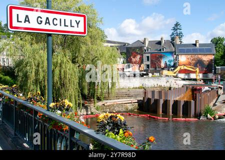 La Gacilly, exposition photographique extérieure ,2024 Banque D'Images