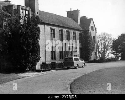 Vue de la maison de M.R. Churchill à Chartwell, Kent, non datée. Banque D'Images