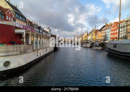 Marché de Noël à Copenhague, Danemark Banque D'Images