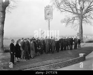 Ouverture de la bataille d'Angleterre public House - Northfleet . 22 mars 1948 Banque D'Images