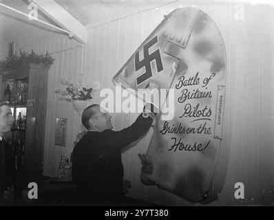 Ouverture de la bataille d'Angleterre public House - Northfleet . 22 mars 1948 Banque D'Images