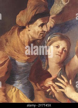 PUGET, Pierre (1620, Marseille, 1694, Marseille) la Visitation (détail) 1659 huile sur toile Musée Granet, Aix-en-Provence --- mots-clés : ------------- Auteur : PUGET, Pierre titre : The Visitation (détail) chronologie : 1651-1700 École : Français forme : peinture type : religieux Banque D'Images