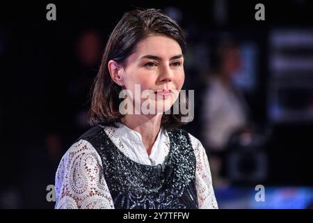 Valerie Glatigny est Ministre regionale de l'enseignement supérieur | Valerie Glatigny Ministre régional Banque D'Images