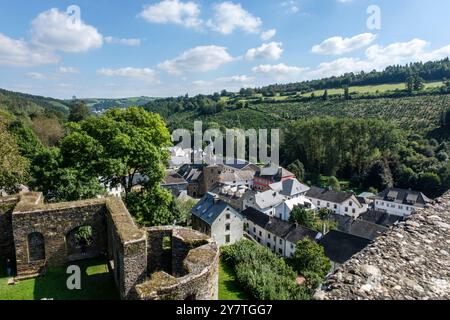 Le château de Burg-Reuland | le château de Burg-Reuland Banque D'Images