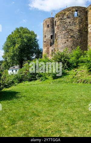 Le château de Burg-Reuland | le château de Burg-Reuland Banque D'Images