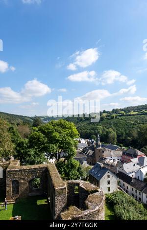 Le château de Burg-Reuland | le château de Burg-Reuland Banque D'Images