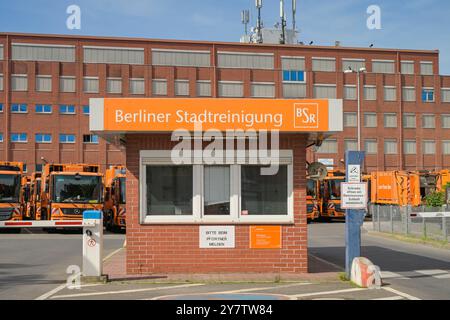 BSR DEPOT, Forckenbeckstrasse, Wilmersdorf, Berlin, Allemagne, BSR Betriebshof, Forckenbeckstraße, Allemagne Banque D'Images