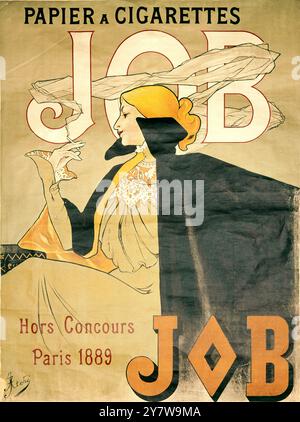 Publicité pour les papiers à cigarettes 1910 Banque D'Images