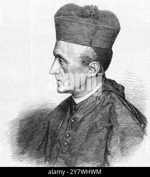 Le révérand Henry Edward Manning nommé cardinal dans l'archevêché catholique romain de Westminster. 10 juin 1865 Banque D'Images