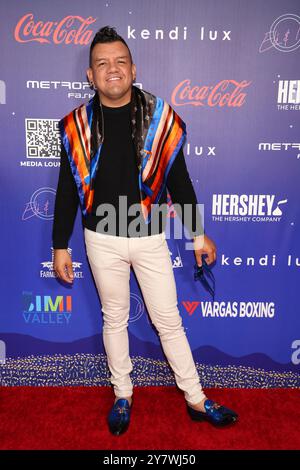Simi Valley, Californie, États-Unis. 28 septembre 2024. Tony Rocks assiste au 12e gala annuel de clôture de la Metropolitan Fashion week Los Angeles à la bibliothèque présidentielle Ronald Reagan et au musée de Simi Valley, en Californie. Crédit : Sheri Determan Banque D'Images