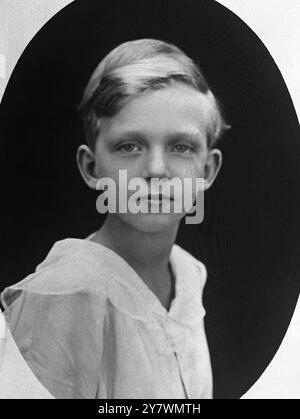 L'archiduc Rodolphe d'Autriche : né le 5 septembre 1919 , fils cadet de Charles Ier d'Autriche et de son épouse, Zita de Bourbon-Parme . 2 juin 1932 Banque D'Images