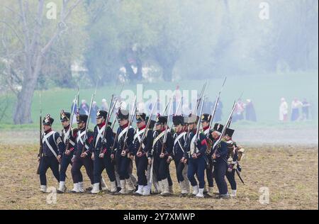 Reconstitution de l'abattage Grossgoerschen Banque D'Images