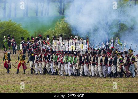 Reconstitution de l'abattage Grossgoerschen Banque D'Images