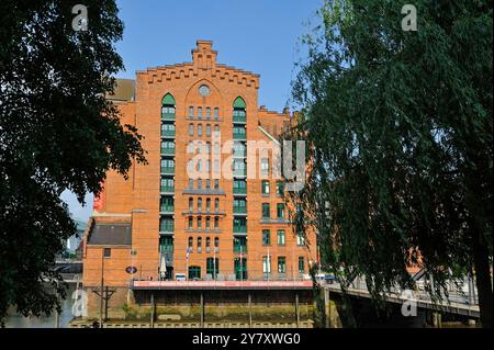 Internationales Maritimes Museum Hamburg (IMMH) logé dans un ancien entrepôt, quartier HafenCity, Hambourg, Allemagne, Europe Banque D'Images