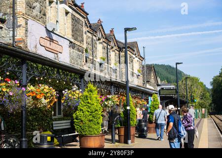 Gare ferroviaire de Betws y Coed, Betws-y- Coed, pays de Galles du Nord, Royaume-Uni. Banque D'Images