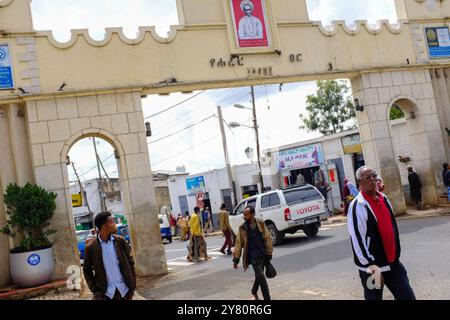 Ethiopie : scène de la vie quotidienne à Harar (Harar-Gey ou simplement Gey), une ville fortifiée de l'est de l'Ethiopie. Harar Jugol, la vieille ville fortifiée, a été répertoriée Banque D'Images