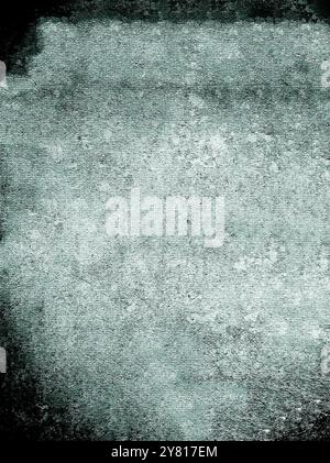 Une surface rugueuse et rayée noire et verte avec une texture en relief et des taches de style grunge Banque D'Images