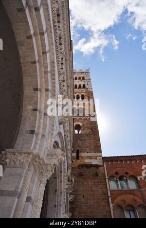 Lucques, Italie. 15 septembre 2024. Le Duomo San Martino, dans le vieux centre du village italien Lucca en Toscane. Photo de haute qualité Banque D'Images