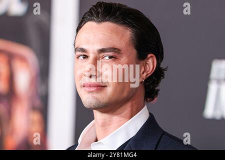 Hollywood, États-Unis. 1er octobre 2024. HOLLYWOOD, LOS ANGELES, CALIFORNIE, États-Unis - OCTOBRE 01 : Gavin Leatherwood arrive au Beyond Fest 2024 - Los Angeles première de 'It's What's Inside' de Netflix qui a eu lieu au Egyptian Theatre Hollywood le 1er octobre 2024 à Hollywood, Los Angeles, Californie, États-Unis. (Photo de Xavier Collin/image Press Agency) crédit : image Press Agency/Alamy Live News Banque D'Images