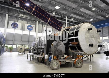 Cologne, Allemagne. 02 octobre 2024. Cette photo du centre de formation a été prise lors d'une visite au Centre européen de formation des astronautes (EAC) de l'Agence spatiale européenne (ESA) à Cologne, mercredi 02 octobre 2024. Fondée en 1990, elle est le centre de référence pour la sélection, la formation et le soutien des astronautes européens. Ses installations sont également utilisées pour effectuer des recherches spatiales et des essais d'équipements conçus pour aller dans l'espace. BELGA PHOTO ERIC LALMAND crédit : Belga News Agency/Alamy Live News Banque D'Images