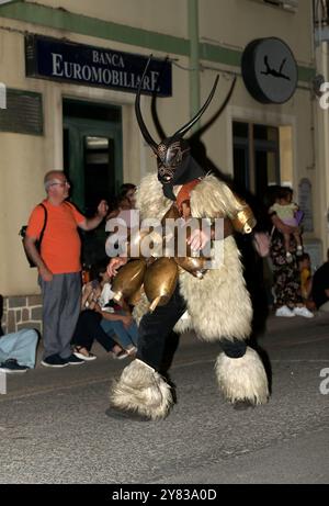 8 août 2024, Muravera événement traditionnel sarde de masques et autres métiers à Muravera, près de Cagliari la capitale de la Sardaigne, Italie. FAMA © Fausto Marci Banque D'Images