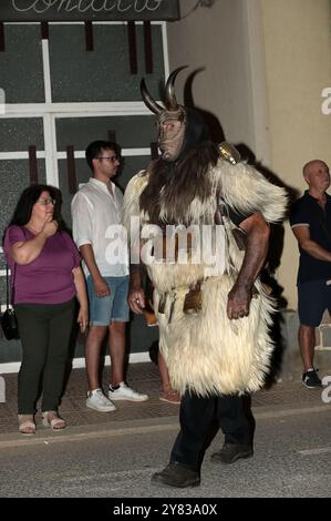 8 août 2024, Muravera événement traditionnel sarde de masques et autres métiers à Muravera, près de Cagliari la capitale de la Sardaigne, Italie. FAMA © Fausto Marci Banque D'Images